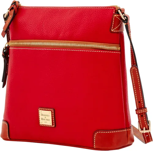 Vista 2 de Dooney & Bourke - Bolsa tipo bandolera de cuero flor de guijarro