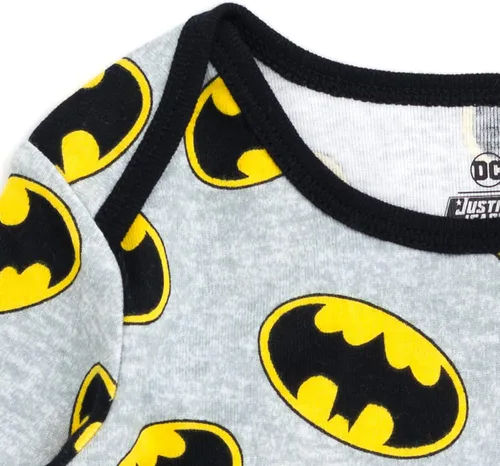 Vista 7 de DC Comics Justice League Superman Batman - Conjunto de sudadera y pantalones para bebés a niños pequeños