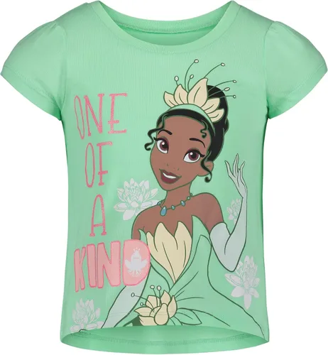 Vista 4 de Disney Princess Mulan Rapunzel Moana Tiana 4 Pack Short Sleeve Graphic T-Shirt