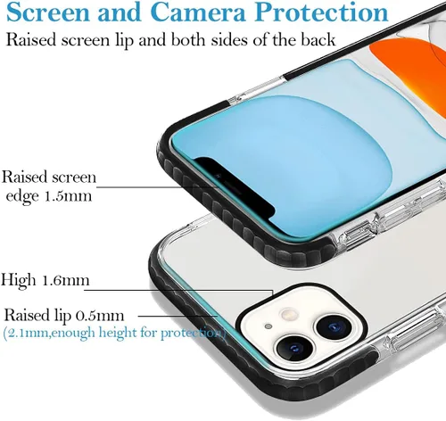 Vista 4 de Funda de teléfono personalizada para iPhone 11, diseño personalizado de fotos de collage de múltiples imágenes, resistente a los golpes, resistente