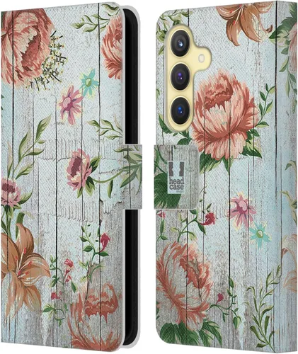 Vista 7 de Head Case Designs Beautiful Life Country Charm Leather Wallet Case Compatible with Samsung Galaxy S24 5G