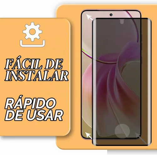 Vista 5 de Protector de pantalla de privacidad para Motorola Edge 2025/60 Negro