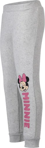 Vista 7 de Disney Minnie Mouse and Friends - Conjunto de sudadera con capucha, camiseta y pantalones para niños pequeños y grandes, color rosagris claro