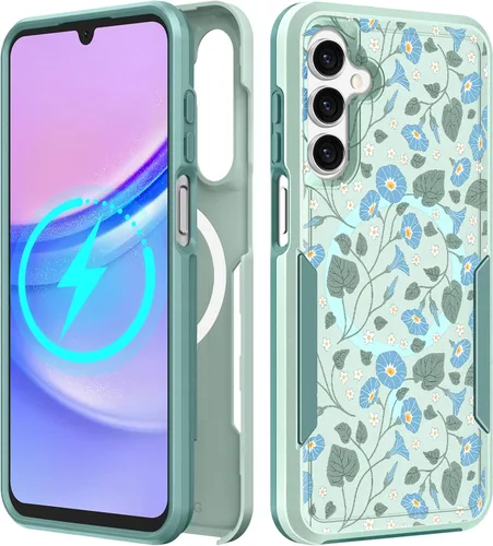 Vista 97 de Funda para Moto G 5G 2024 – Compatible con MagSafe para mujeres y niñas, bonita funda protectora magnética para teléfono, diseño femenino Kawaii