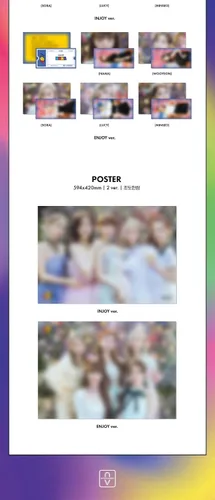 Vista 6 de DREAMUS Woo!ah! Joy 1st Mini álbum 2 versiones CD+84p PhotoBook+Sostenedor + 1p 4Cut Film Photo+1p 4Cut Film Photo+ 1p Poster Plegable en Pack+1p