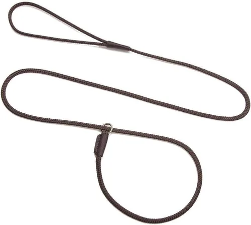 Vista 12 de Mendota Pet Correa antideslizante para exhibición de perros, fabricada en los Estados Unidos, color negro, 1/8 pulgadas x 54 pulgadas, para razas