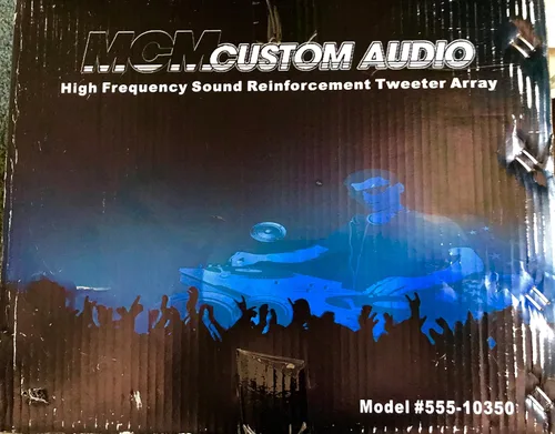 Vista 2 de Mcm Matriz de tweeter de audio personalizado, 1-20 Khz, 600 W - 555-10350