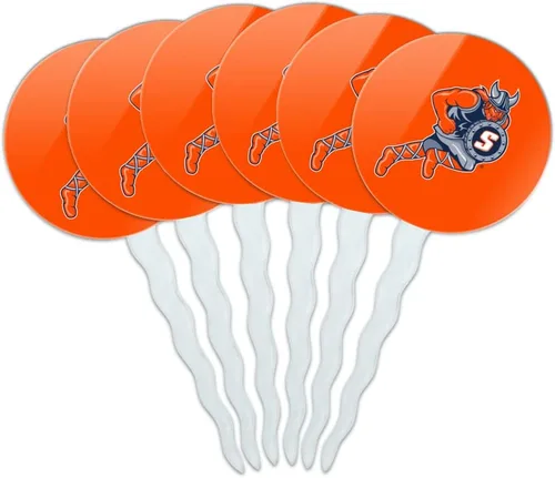 Vista 110 de Abilene Christian - Juego de 6 palillos para cupcakes con logotipo secundario