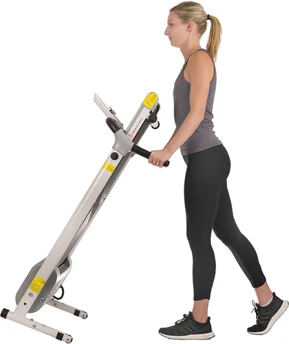 Vista 7 de Sunny Health & Fitness Treadpad Slim Walking Pad Treadmill with Handlebars