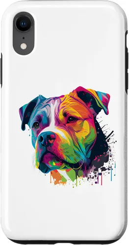 Vista 25 de Colorful American Bulldog American Bully Men Women Case for iPhone 17