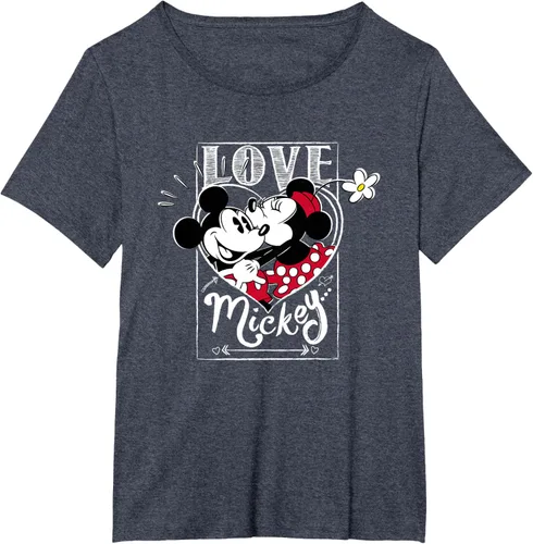 Vista 48 de Disney Mickey & Minnie Mouse Love Mickey - Camiseta para el día de San Valentín