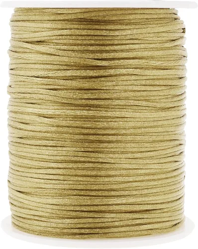 Vista 148 de Mandala Crafts Cordón de satén de cola de rattail de 0.02 in para nudos chinos de macramé