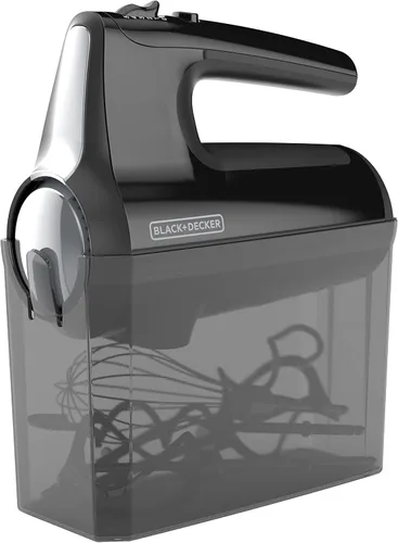 Vista 3 de BLACK+DECKER Mezclador manual MX610B, 5 velocidades Negro