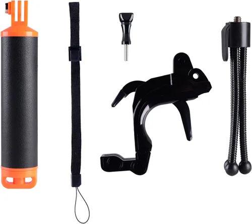 Vista 6 de Suptig Kit de disparador de disparador de pistola impermeable con agarre flotante para GoPro Hero 8 Hero 7 Hero 6 Black GoPro Hero 5 Hero 4 Hero 3+
