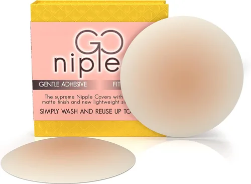 Vista 4 de Pétalos de pezón adhesivos para pezones perfectos para uso diario fundas adhesivas para pezones para mujeres (caja de oro amarillo)
