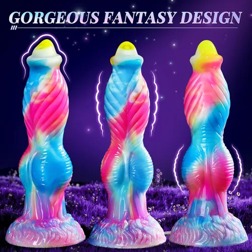 Vista 5 de Consolador de empuje juguetes sexuales vibrador - 10.2 pulgadas 4 en 1 enormes consoladores gruesos juguetes anales, monstruo consolador grande