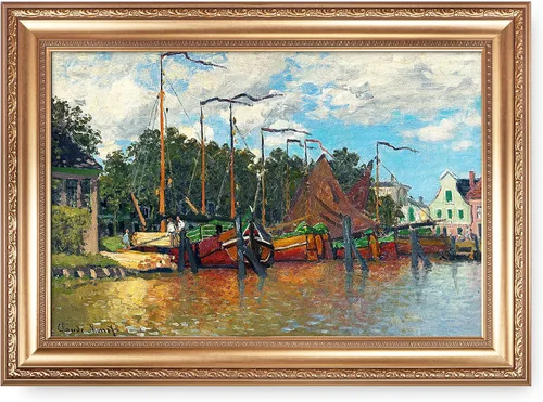 Vista 35 de A&T ARTWORK A Brisk Breeze por Willem van de velde Reproducciones de pintura de velero, impresiones en lienzo giclée para decoración del hogar, 20 x