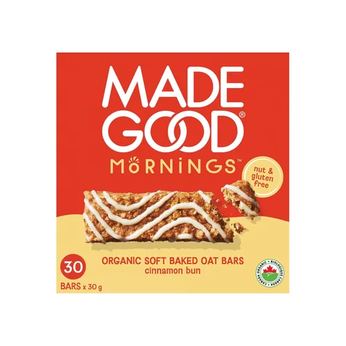 Vista 11 de MadeGood Mornings - Barras de desayuno horneadas suaves, sabor a arándano, 1.06 oz (30 unidades) Aperitivos sin gluten
