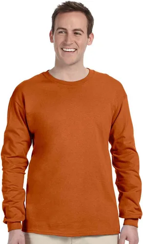 Vista 93 de Gildan - Camiseta de algodón y de manga larga para hombre, modelo G2400 (1) verde irlandés + (1) negro
