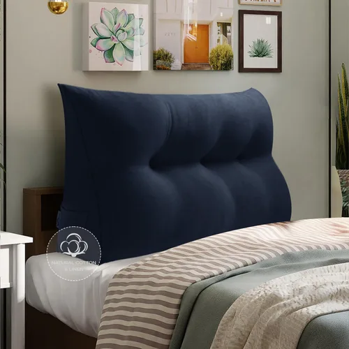 Vista 42 de WOWMAX - Almohada grande triangular con respaldo para cabecera, almohada de posicionamiento para lectura en forma de cuña, con funda extraíble