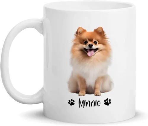 Vista 14 de Taza de café personalizada Golden Retriever con nombre para mamá o papá del perro, regalo personalizado para los amantes de los perros, taza de Taza