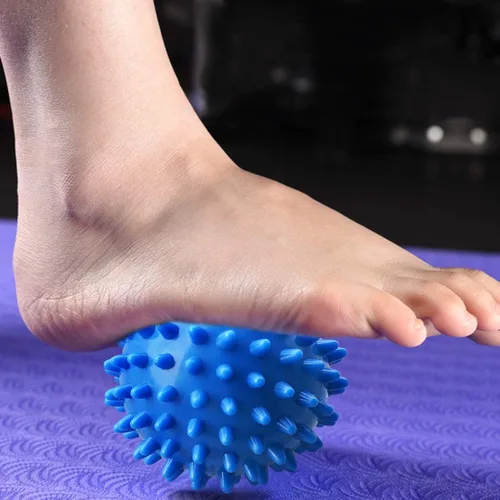 Vista 3 de PGYUD Pelotas de Masaje Profesionales Pelota para Pies Masajeador de Pies Rodillo con Púas para Tejido Profundo Punto de Activación Fascitis Plantar
