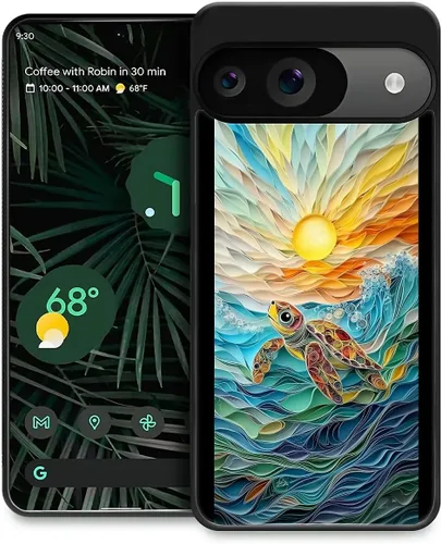 Vista 68 de Compatible con Google Pixel 4A 5G Mobile Case Creative Acrylic Back Panel Silicona Edge Case Slim Protección Especialmente para Google Pixel 4A 5G