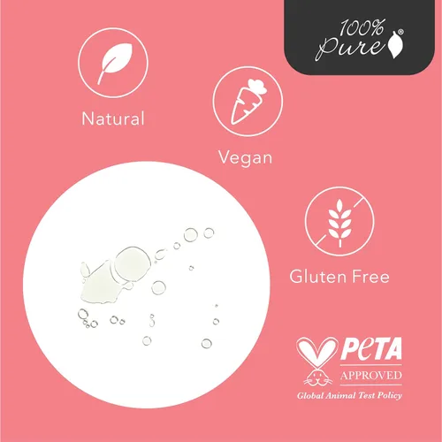 Vista 4 de 100% PURE Aceite facial intensivo nutritivo hidratante facial y corporal hidratante natural iluminador para el cuidado de la piel seca para mujeres