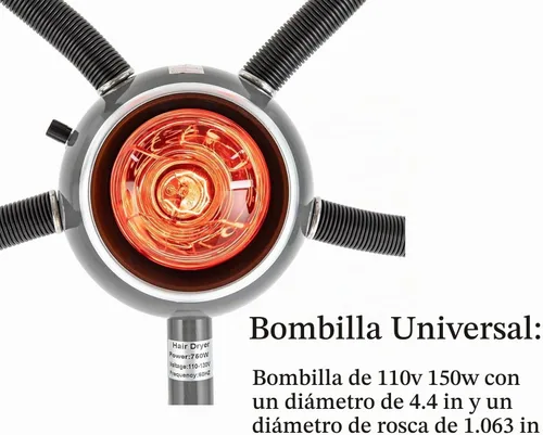 Vista 8 de Máquina de procesamiento de color de cabello infrarrojo con 5