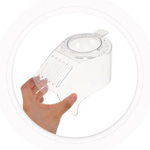 Vista 9 de Tapa de repuesto para máquina de palomitas de maíz, acrílico transparente con ventana de visión, prevención de salpicaduras, resistente al calor