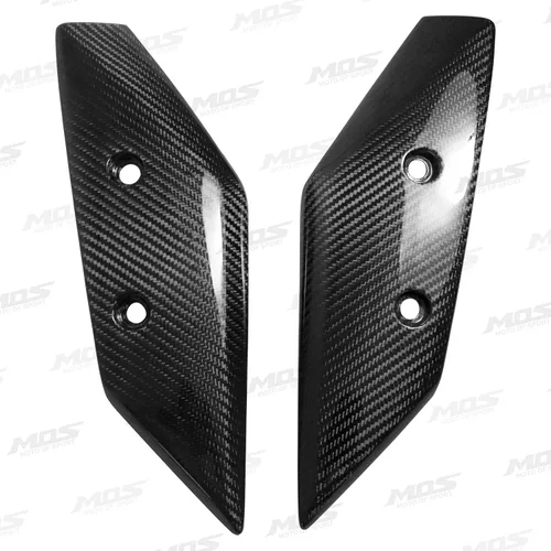 Vista 3 de MOS - Cubiertas laterales de fibra de carbono para guardabarros delanteros compatibles con Yamaha XMAX 300 2017-2022
