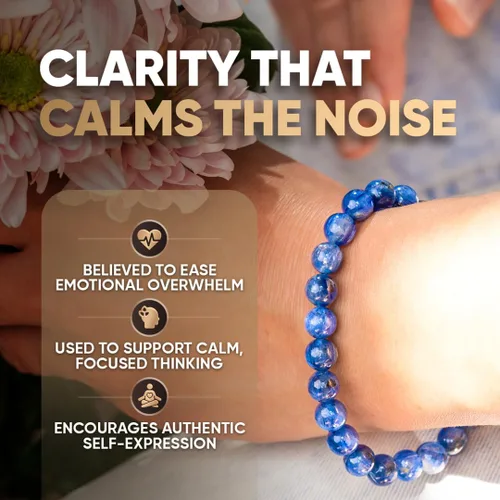 Vista 22 de Conscious Items Pulseras espirituales para mujeres y hombres, pulsera de cristal curativo con piedras naturales para meditación, alineación