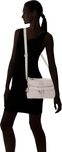 Vista 6 de Kipling Womens New Angie Handbag Lightweight Crossbody Nylon Travel Bag
