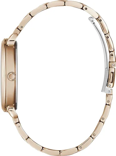 Vista 2 de GUESS Reloj de pulsera floral de 1496in plateado