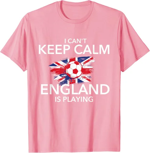 Vista 69 de I Can't Keep Calm England Is Playing - Camiseta para amantes del fútbol, Negro