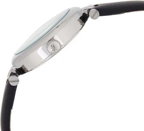 Vista 3 de Akribos XXIV AK1044 - Reloj de pulsera de piel con esfera grabada con diamantes para mujer en una hermosa caja de regalo, perfecto para el día