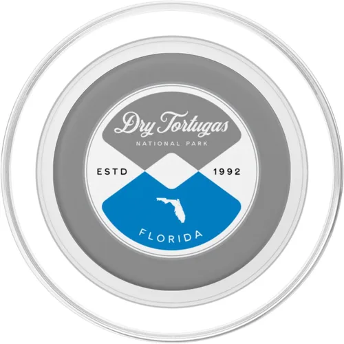 Vista 2 de Dry Tortugas National Park Florida Circle Graphic PopSockets MagSafe PopGrip for iPhone