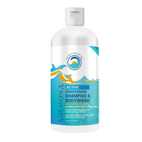 Vista 9 de STREAM 2 SEA Champú y acondicionador, gel de baño 3 en 1 para natación, champú para nadadores Reef Safe para hombres, mujeres y niños, champú
