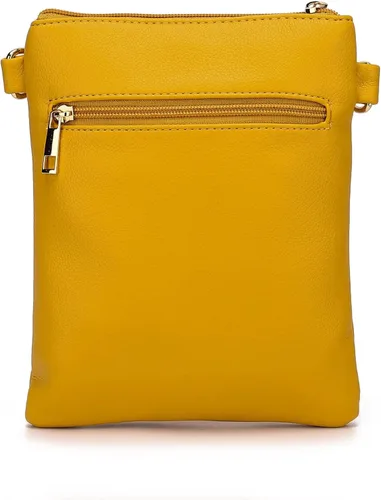 Vista 5 de MKF - Bolso bandolera para mujer, correa ajustable, piel sintética, diseño cruzado
