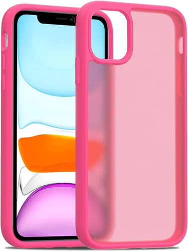 Vista 62 de TENOC Funda para teléfono compatible con iPhone 11, color negro, antihuellas, antigolpes, mate, para 6.1 pulgadas