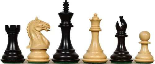 Vista 9 de Fierce Knight Staunton Wooden Chess Pieces – 3.5" King in Indian Rosewood & Boxwood for Tournament and Collector Use