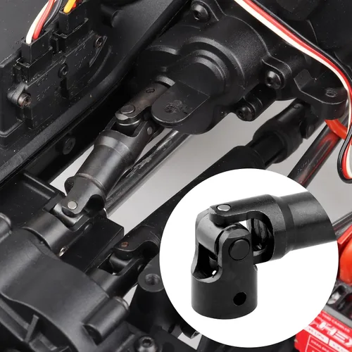 Vista 6 de Eje de transmisión universal de acero estriado, eje de transmisión CVD, escala 1/10, reemplazo de actualizaciones de automóvil RC Crawler