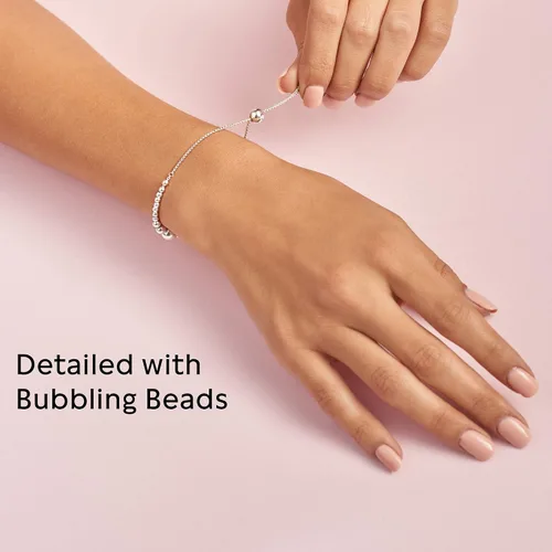 Vista 5 de PANDORA Cadena de joyería de cuentas pulsera deslizante pulsera de plata esterlina