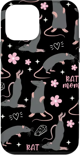 Vista 16 de Funda para iPhone 13 Pro Max Rat Mom Cute Rat Owner Keeper Pet Lover