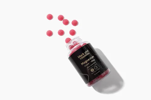 Vista 6 de Black Girl Vitamins - Gomitas de magnesio, para el sueño, la inmunidad y el apoyo óseo. Suplemento de citrato de magnesio con (100 mg) por porción