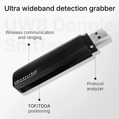 Vista 5 de Heltec UWB Dongle Sniffer Analizador de banda ultra ancha para IoT