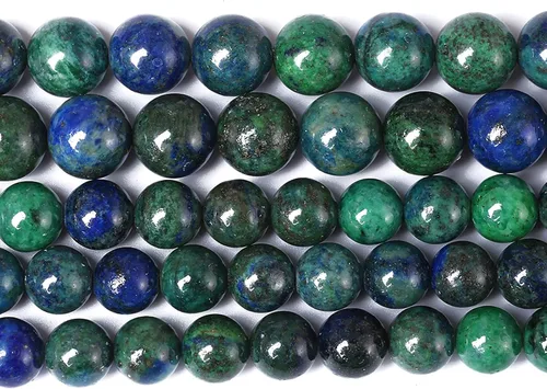 Vista 71 de 4mm 90 piezas Cuentas de piedra natural de turquesa africana para hacer joyería Cuentas sueltas de gemas redondas para pulseras, collares, aretes