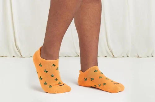 Vista 3 de MeUndies Calcetines tobilleros de algodón elástico - Tela exclusiva de Tienda