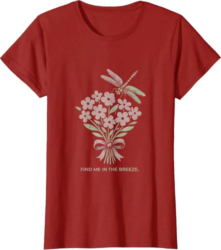 Vista 21 de Find Me In The Breeze Nature Inspired Design T-Shirt