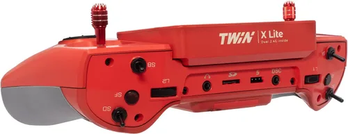 Vista 4 de FrSky Twin X-Lite Transmisor Dual 2.4G Sistema de radio (rojo)